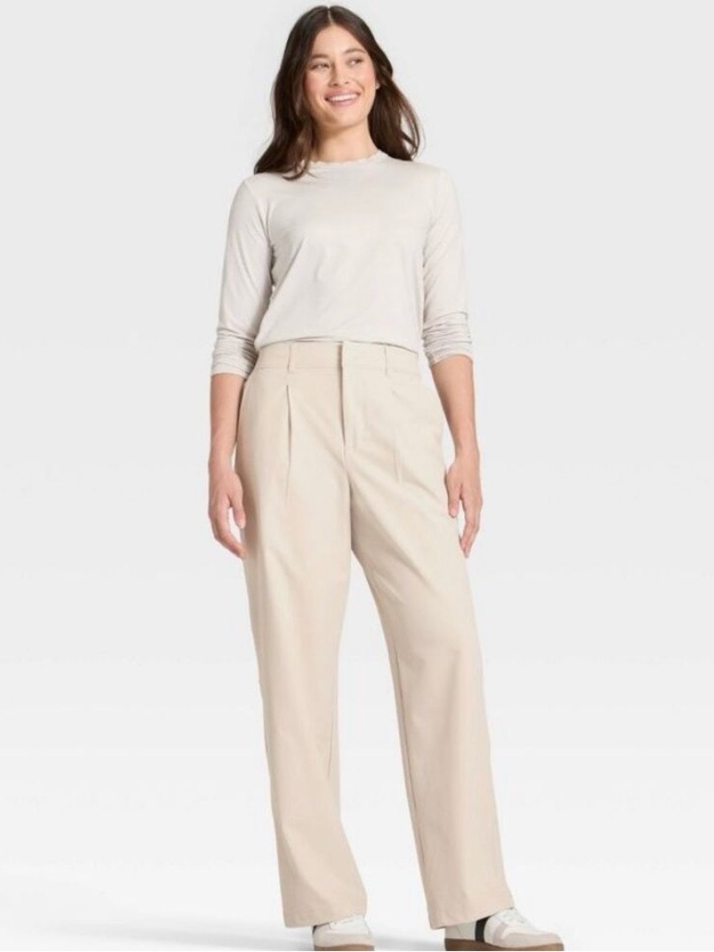 NWT All in Motion Beige Pants Size M